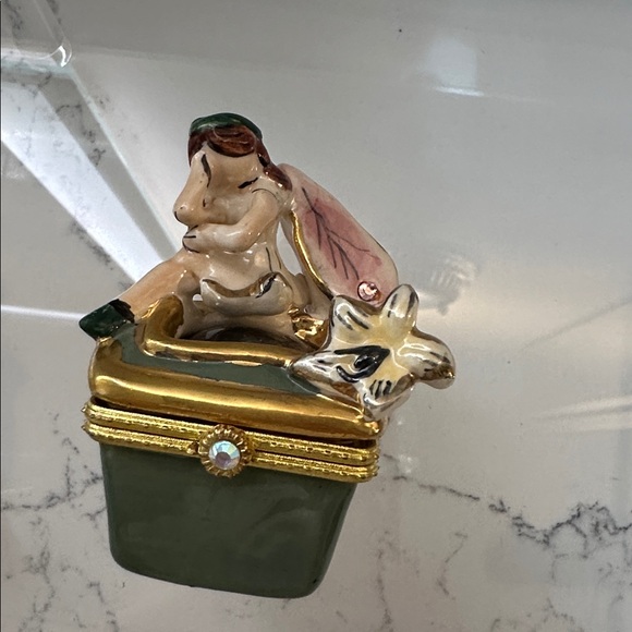 Clay works Fairy Tales 2003 Casablanca by Heather Goldminc fairy trinket box Y2K - Picture 8 of 11